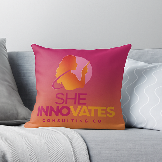 She Innovates Consulting Co Plush Pillow